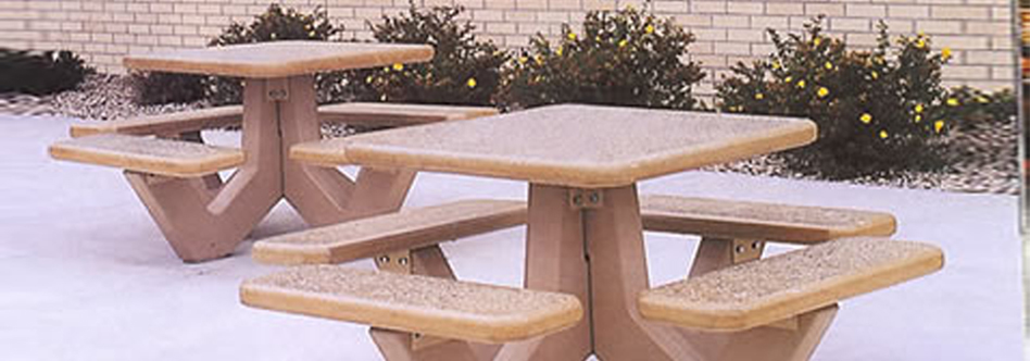 Concrete Picnic Table